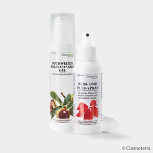 BEIN- UND FUSS-SPRAY + BUCHWEIZEN ROSSKASTANIEN GEL im Set